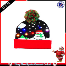 16FZCB06 led hat christmas led beanie caps